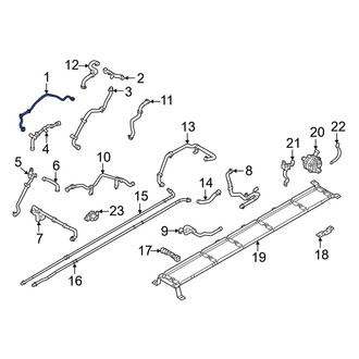 Volvo OE - Engine Coolant Overflow Hose