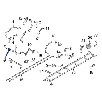 Volvo OE - Front Center Engine Coolant Pipe