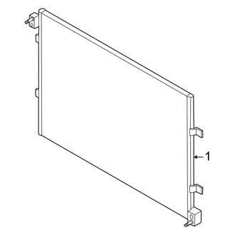 Volvo OE - Air Conditioner & Heater - Condenser, Compressor & Lines (Condenser), (Plus / Ultra)