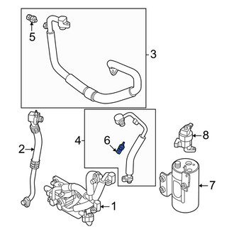 Volvo OE - A/C Refrigerant Pressure Sensor