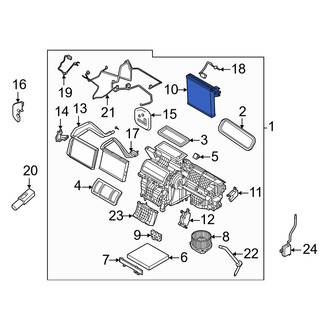 Volvo OE - A/C Evaporator Core