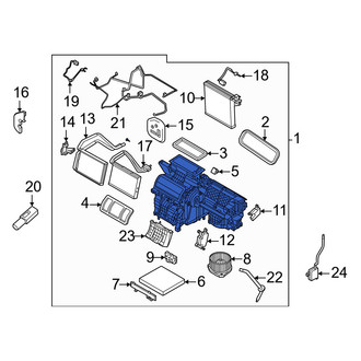Volvo OE - HVAC Unit Case Assembly