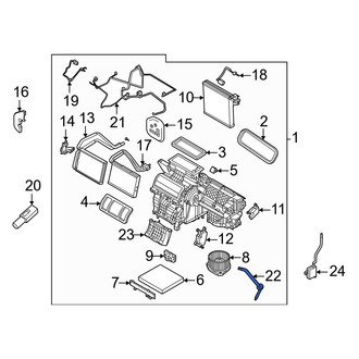 Volvo OE - A/C Evaporator Drain