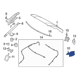 Volvo OE - Front Left Hood Latch