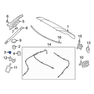 Volvo OE - Front Hood Stop Buffer