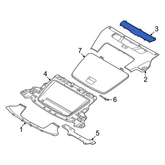 Volvo OE - Trunk Trim Panel Cap