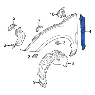 Volvo OE - Front Left Lower Fender Filler Panel