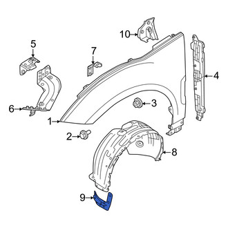 Volvo OE - Front Left Fender Liner Extension