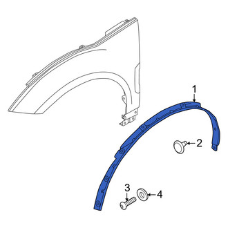 Volvo OE - Front Left Wheel Arch Molding