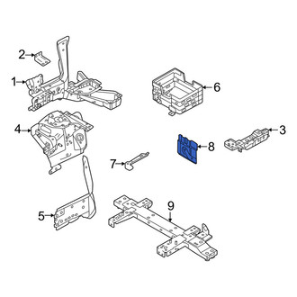 Volvo OE - Battery Tray Bracket
