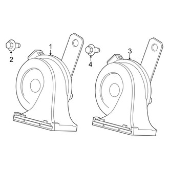 Volvo OE - Electrical - Horn
