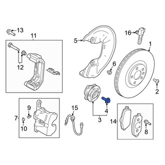 Volvo OE - Front CV Joint Bolt