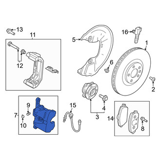 Volvo OE - Front Left Disc Brake Caliper