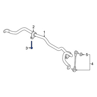 Volvo OE - Suspension Stabilizer Bar Bracket Bolt