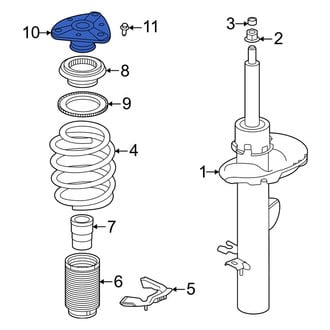 Volvo OE - Front Suspension Strut Mount