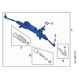 Volvo OE - Rack and Pinion Assembly