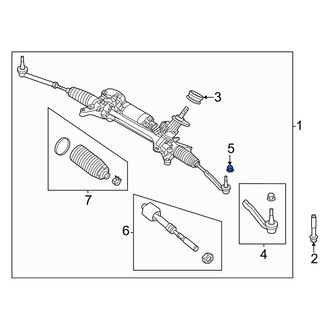 Volvo OE - Steering Tie Rod Nut