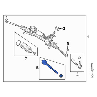 Volvo OE - Front Inner Steering Tie Rod End