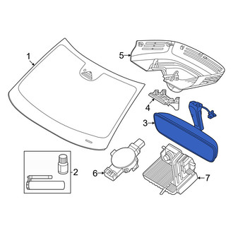 Volvo OE - Front Interior Rear View Mirror