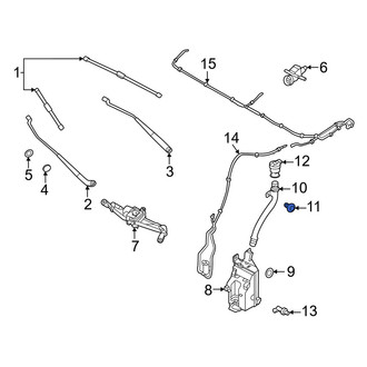 Volvo OE - Washer Fluid Reservoir Filler Pipe Bolt