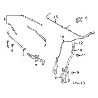 Volvo OE - Wiper Arm Nut