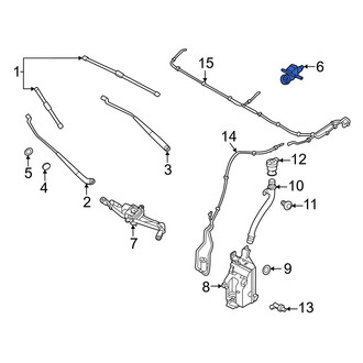 Volvo OE - Front Windshield Washer Nozzle