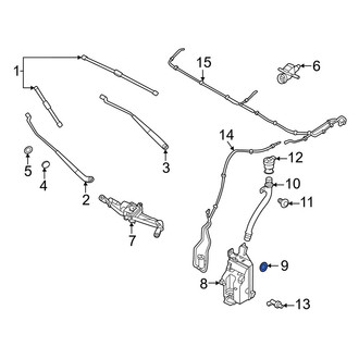 Volvo OE - Washer Fluid Reservoir Nut