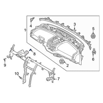 Volvo OE - Instrument Panel Crossmember Bolt