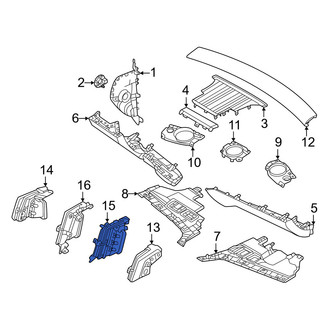 Volvo OE - Right Inner Dashboard Air Vent