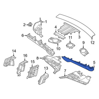 Volvo OE - Right Lower Instrument Panel Cover