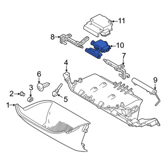 Volvo OE - Front Glove Box Latch