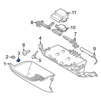 Volvo OE - Glove Box Door Insulator