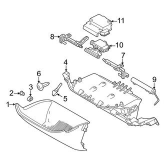 Volvo OE - Instrument Panel - Glove Box