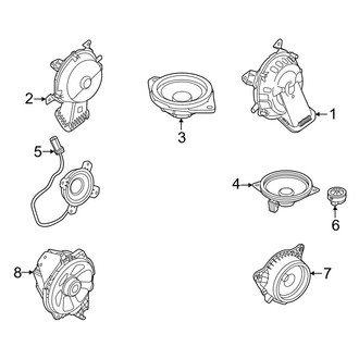 Volvo OE - Instrument Panel - Sound System (Speakers)