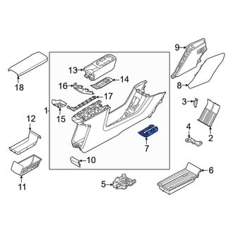 Volvo OE - Console Compartment Bracket