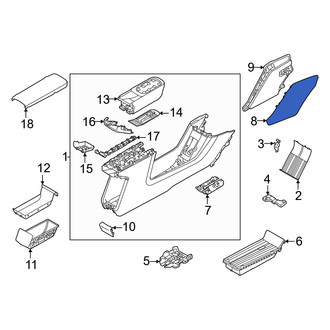 Volvo OE - Front Right Console Panel