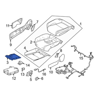 Volvo OE - Front Right Air Bag Seat Sensor Mat