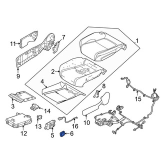 Volvo OE - Front Left Power Seat Switch Knob