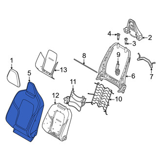 Volvo OE - Front Left Seat Back Cushion Cover