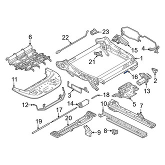 Volvo OE - Front Left Forward Power Seat Motor Drive Shaft