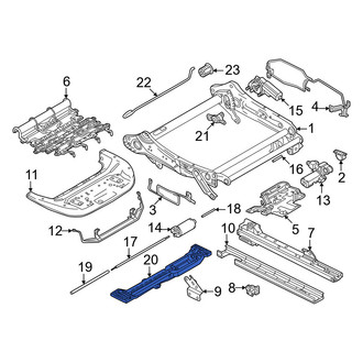 Volvo OE - Front Center Right Seat Motor Bracket