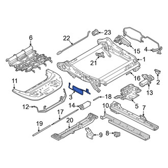 Volvo OE - Front Left Inner Seat Trim Panel Bracket