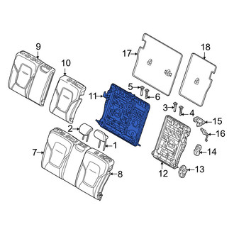 Volvo OE - Front Left Seat Back Frame