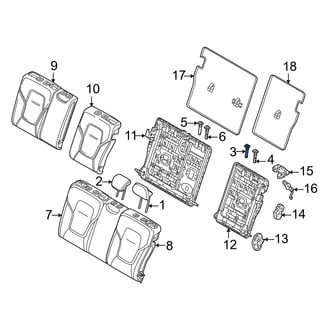 Volvo OE - Rear Outer Headrest Guide