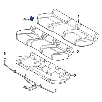 Volvo OE - Rear Child Restraint Anchor Plate Bezel