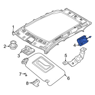 Volvo OE - Left Roof Bezel