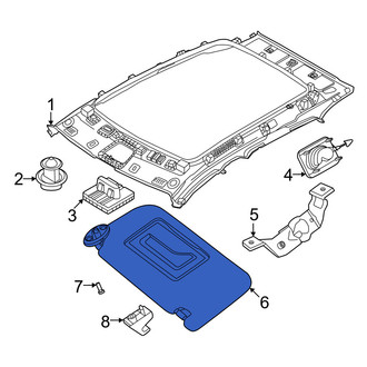 Volvo OE - Left Sun Visor