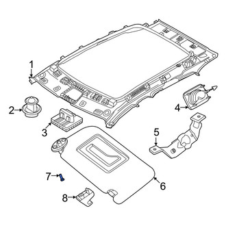 Volvo OE - Sun Visor Screw