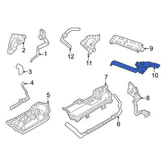 Volvo OE - Left Lower Body C-Pillar Baffle Plate