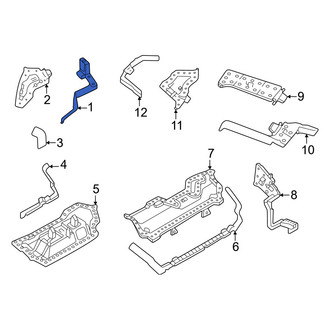 Volvo OE - Left Upper Outer Body A-Pillar Baffle Plate
